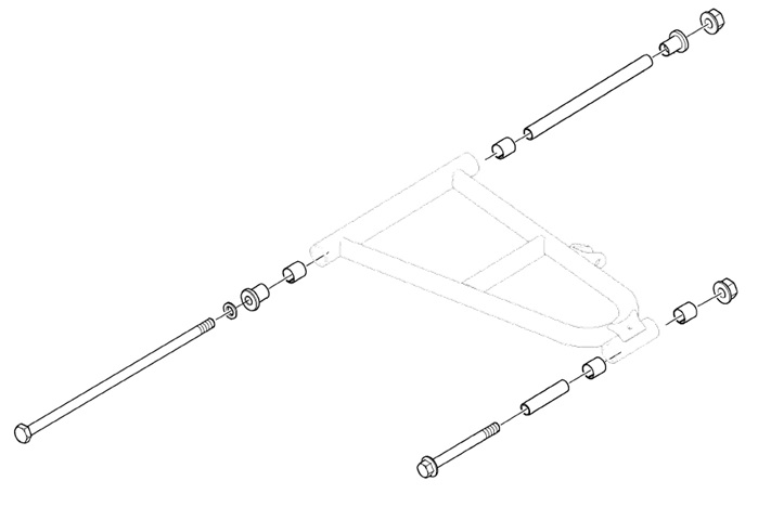 Втулки А-образного рычага Arctic Cat (для SM-08179, SM-08180, SM-08189, SM-08190) SM-08229