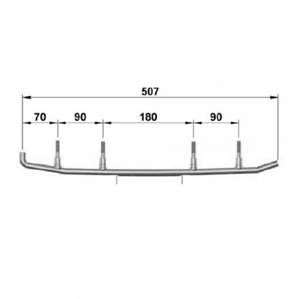 Коньки лыж усиленные (160 мм) Sledex для снегохода Yamaha 8EN-23731-01-00 8JD-23731-00-00 8EK-23751-00-00 8EK-F3731-01-00 SMA-F3731-EK-00 8EN-F3731-01-00 8GP-23731-00-00 EYV3-6580 WYV-6580 4505-03 SLD-0081-019