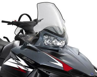 Ветровое стекло высокое Novattro (Высота +15 см. | Толщина - 3 мм.) для Polaris Widetrak IQ 5437613 5437613N 5437613NH