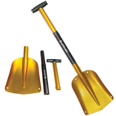 Лопата снегоходная разборная Life Line  415127754 Красная