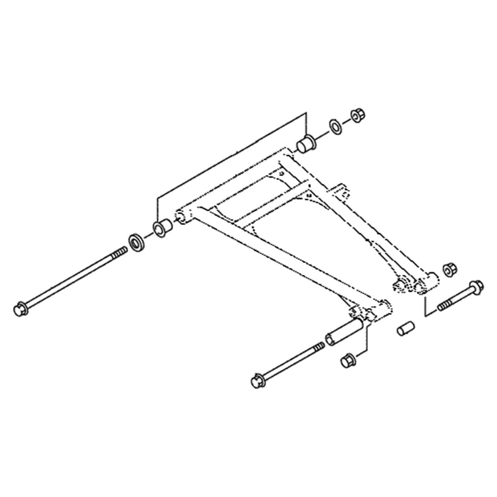 Втулки А-образного рычага снегохода Yamaha 90105-10392-00 90105-10N55-00 90105-12N54-00 90209-15N50-00 90381-16N51-00 90387-10N59-00 90387-12N54-00 95607-10200-00 95607-12200-00 90201-106F2-00 SM-08228