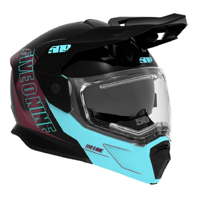 Шлем с подогревом 509 Delta R4 Teal Maroon F01004300-301 (Рамзер XS) Размер XS