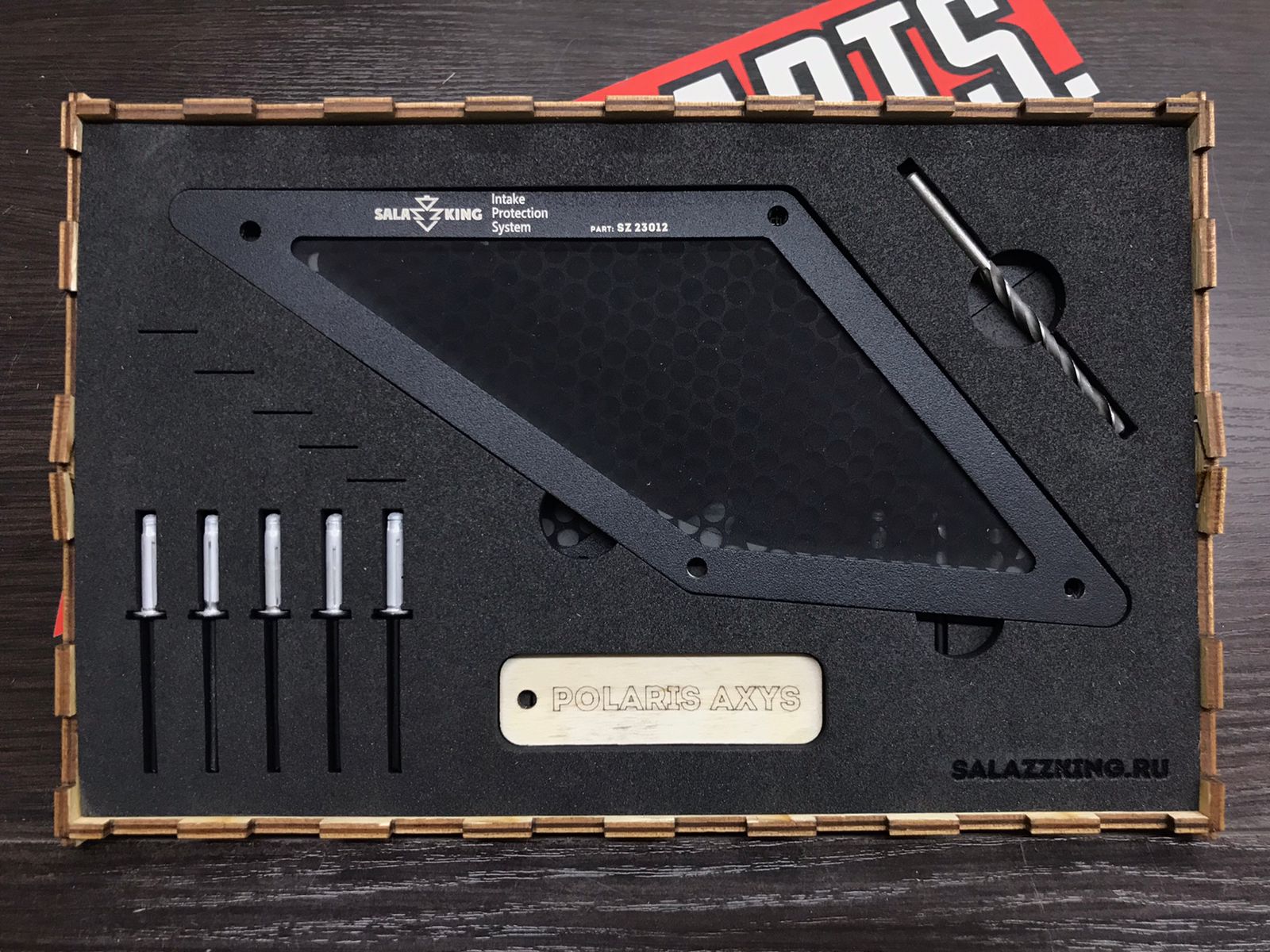 Высокопроизводительный комплект впуска воздуха (префильтр) Salazzking для снегохода Polaris AXYS 14-327 SZ23010