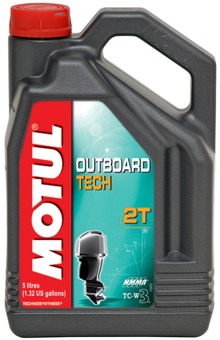 Масло для лодочного мотора Motul Outboard Tech 2T Technosynt 5L 101728