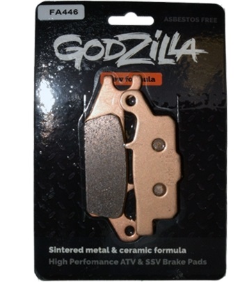 Тормозные колодки (задние правые) квадроцикла Yamaha Grizzly 700 550 3B4-W0046-10-00 FA446 Rider Lab