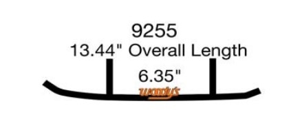 Коньки для лыж снегохода Woody's Ski Doo WSD-9255-1 (860200148 860504900) 4" карбидовый кант