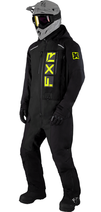 Комбинезон FXR Recruit (Black Hi Vis) без утеплителя 232812-1065 Размер XL
