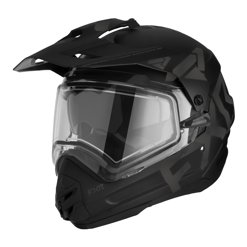 Шлем FXR TORQUE X TEAM W  E SHIELD & SUN SHADE с подогревом (Black Ops, L) 230635-1010 Размер XL