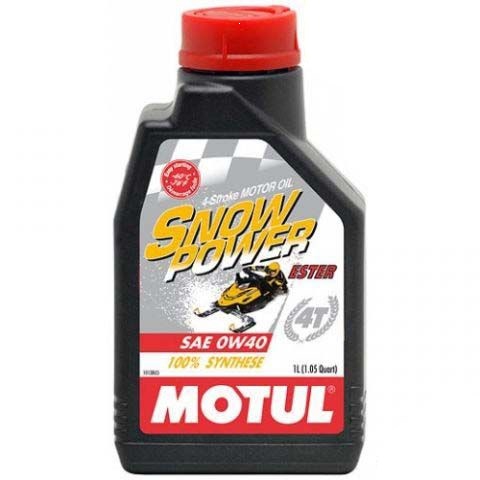 Моторное масло синтетика Motul Snowpower 4T 0W40 1л 105891