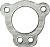Прокладка выхлопной системы снегохода Arctic Cat 2612-663 SM-02050