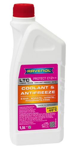 Антифриз RAVENOL LTC Protect C12++ Premix -40C (готовый) (1,5 литра) 1410126-150-01-999