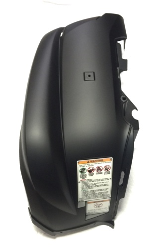 Крыло переднее левое черное Yamaha Grizzly 700 1HP-F1500-M0-98