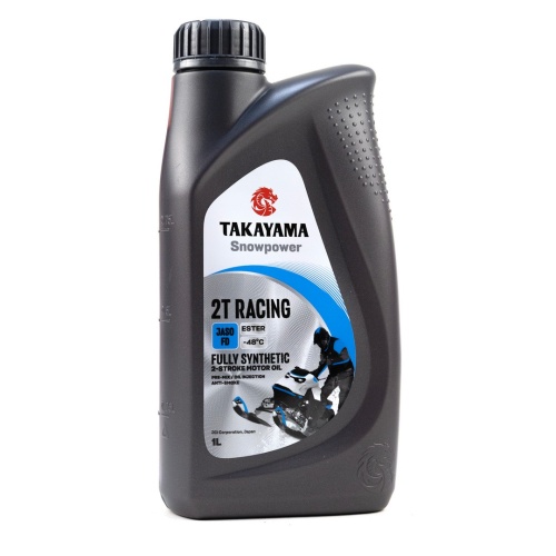 605630 Масло TAKAYAMA SNOWPOWER 2T RACING Синтетическое 1л