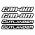 Комплект наклеек на расширители арок (White) для BRP Can-Am Outlander G2 704903498