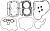 Комплект прокладок двигателя Polaris Sportsman Ranger 700 2004-2009 808945 5411895  5412836  5247359  5247360  5812936  5812571 808945N