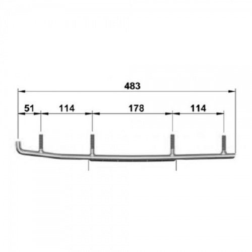 Коньки лыж усиленные 160 мм Sledex для снегохода  Arctic Сat 0703-360   1703-219   1703-221   1703-003   EAT3-9750   WAT-9750 9310-03 9310-04 SLD-0081-011
