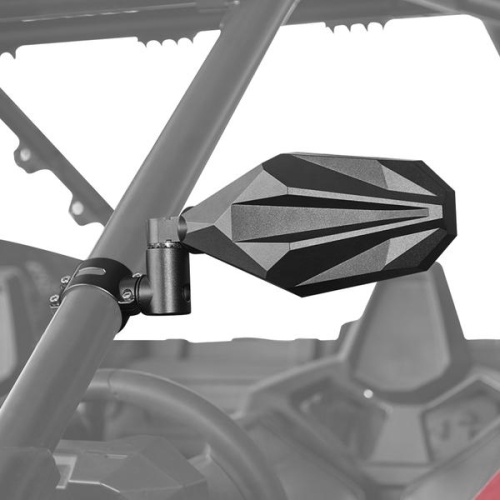 Зеркала боковые алюминиевые Kemimoto Premium 2" B0106-04102BK