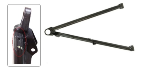 Рычаг нижний снегохода BRP Ski Doo SM-08256 SM-08256R SM-08257 (505072366 505072368 505072496 505072665 505072367 505072369 505072495 505072664) Левый