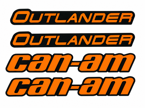 Комплект наклеек на расширители арок (Cognac) для BRP Can-Am Outlander G2 704904899