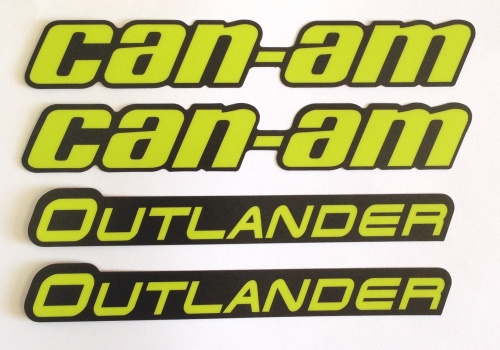 Комплект наклеек на расширители арок квадроцикла BRP Outlander G2 704905083 704904338 704904899 704904920 704903498 Digital Camo