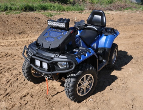 Вынос радиатора LitPro для квадроцикла Polaris Sportsman 550 850 (стальной) LTPRO-POL