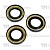 Комплект сальников заднего редуктора квадроцикла Yamaha 700 550 Grizzly AT-03584 25-2074-5 93102-35380-00