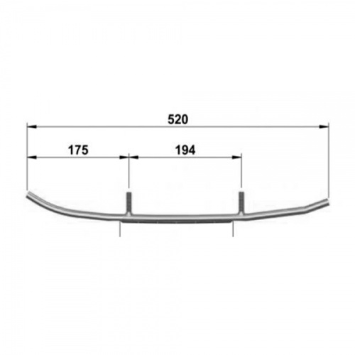 Коньки лыж усиленные (160 мм) Sledex для снегохода Lynx, Ski-Doo 605349311   605352283   605352643   ELX3-8350-1   WLX-8350-1 3345-03 SLD-0081-014