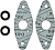 09-719117 SPI Комплект Прокладок RAVE Клапанов Для Ski Doo 420250234, 420250239, 420950730, 420950732