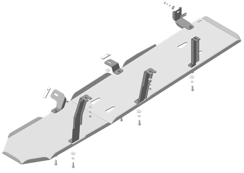 Защита топливного бака RAM 1500 (DT) 2019+ (бак 120л) 32904