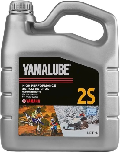 Масло моторное полусинтетическое для снегоходов Yamalube 2S (2T-4L) 90793AS22500