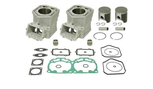 Комплект блока цилиндров с поршнями и прокладками для Ski-Doo 600HO E-TEC 420889181   420889185   420889187   420892386   420892388   420623262   420623263 SM-09602K
