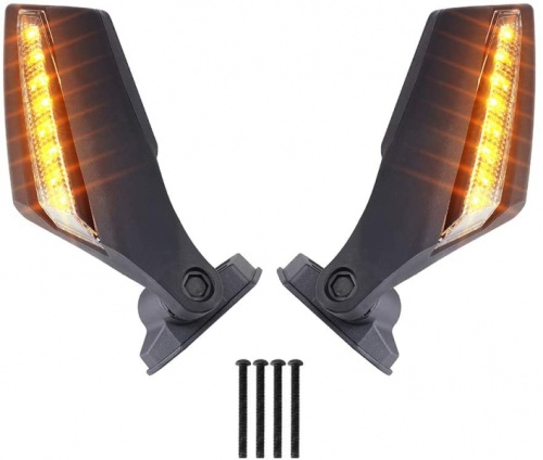 Зеркала заднего вида CanAm Maverick X3 Kemimoto c габаритом (поворотником) 715002898 B0106-00401 FTVMI020