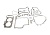 Прокладки двигателя для снегохода Yamaha Phazer Venture Lite 09-711299