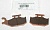 Колодки тормозные квадроцикла BRP Can-Am Outlander G1 Traxter Commander Maverick FA317 705601147 MCB723SI 705600349, 705600150, 705600004