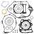 Комплект прокладок двигателя Yamaha Raptor 660 2001-2005 5LP-W0001-00-00  5LP-15451-00-00  5LP-15455-00-00   93210-13361-00  93210-14369-00  93210-357A3-00  3YF-11181-00-00  3YF-11351-00-00  93211-01467-00  5H0-12119-00-00  3YF-14613-01-00  5LP-15462-00-0