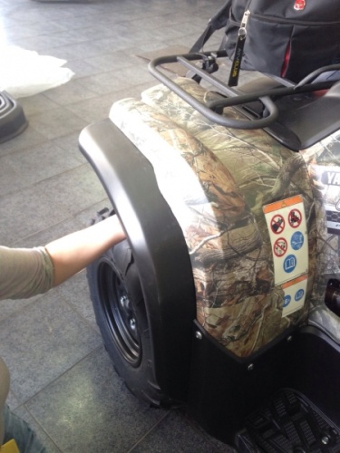 Расширители колесных арок STORM для квадроцикла Yamaha Grizzly  550 700 2007-2015 MP 0167 40.MP 0167