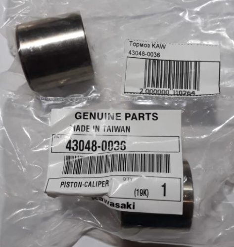 Поршень переднего тормозного суппорта квадроцикла Kawasaki 43048-0036