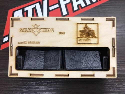 Подушки под лыжи Salazzking для снегохода Arctic Cat (черный) 3603-237 2603-871 SZ3603-237-B