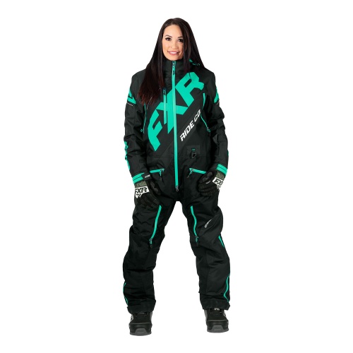 Комбинезон FXR CX 2020 без утеплителя женский (Black Mint) 202926-1052 (Размер 2XS) Размер 2XS