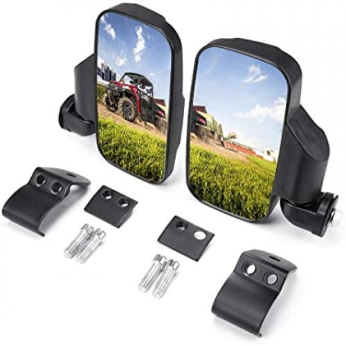 Комплект зеркал для UTV под профильный каркас Can-Am Maverick Trail  Sport  Defender  Traxter  Polaris Ranger  General  Arctic Cat Prowler Kemimoto B0106-04301BK