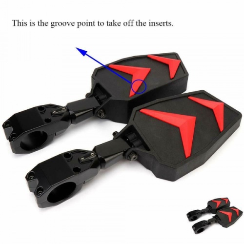 Зеркала заднего вида квадроцикла Polaris (1.75") FTVMI034BK