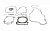 Комплект прокладок двигателя для квадроцикла Yamaha YFZ 450 2004-2013 808869 GK89