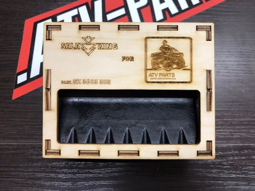 Подушки под лыжи Salazzking для снегохода Arctic Cat (черный) 3603-305 SZ3603-305-B