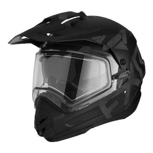 Шлем FXR TORQUE X TEAM W  E SHIELD & SUN SHADE с подогревом (Black Ops, L) 230635-1010 Размер S